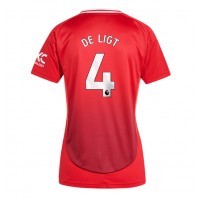 Manchester United Matthijs de Ligt #4 Heimtrikot Frauen 2024-25 Kurzarm